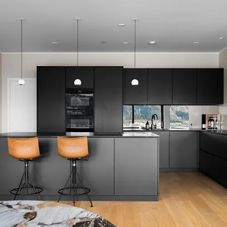 アパート Bellevue Penthouse - Exclusive Design ベルゲン
